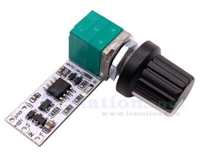 DC 3.7V-24V 4A LED Driver PWM Dimmer Module Stepless Potentiometer Circuit Control Board